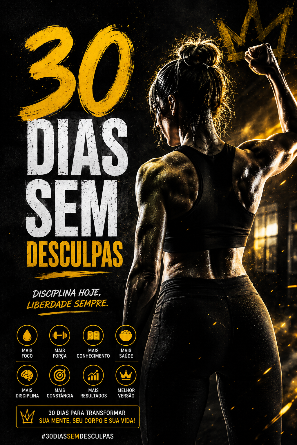 Atleta do desafio 30 Dias Sem Desculpas
